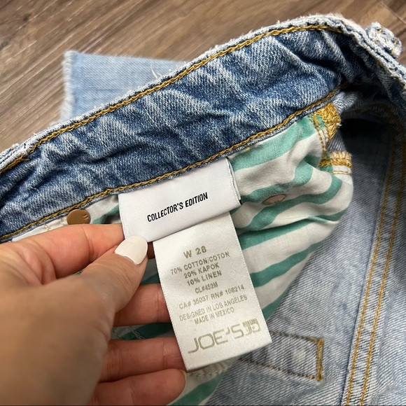 Joe's Jeans Collector's Edition Tayla Shorts sz 28 distressed cut off shorts - Picture 6 of 12
